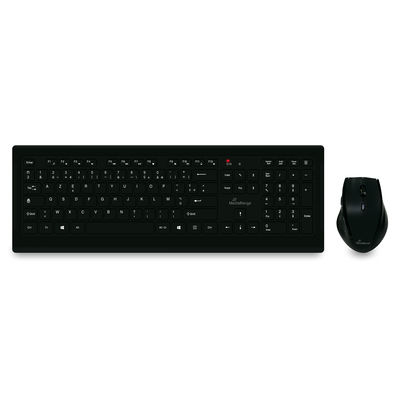 MediaRange MROS104-FR keyboard Mouse included Home/Office RF Wireless AZERTY French Black