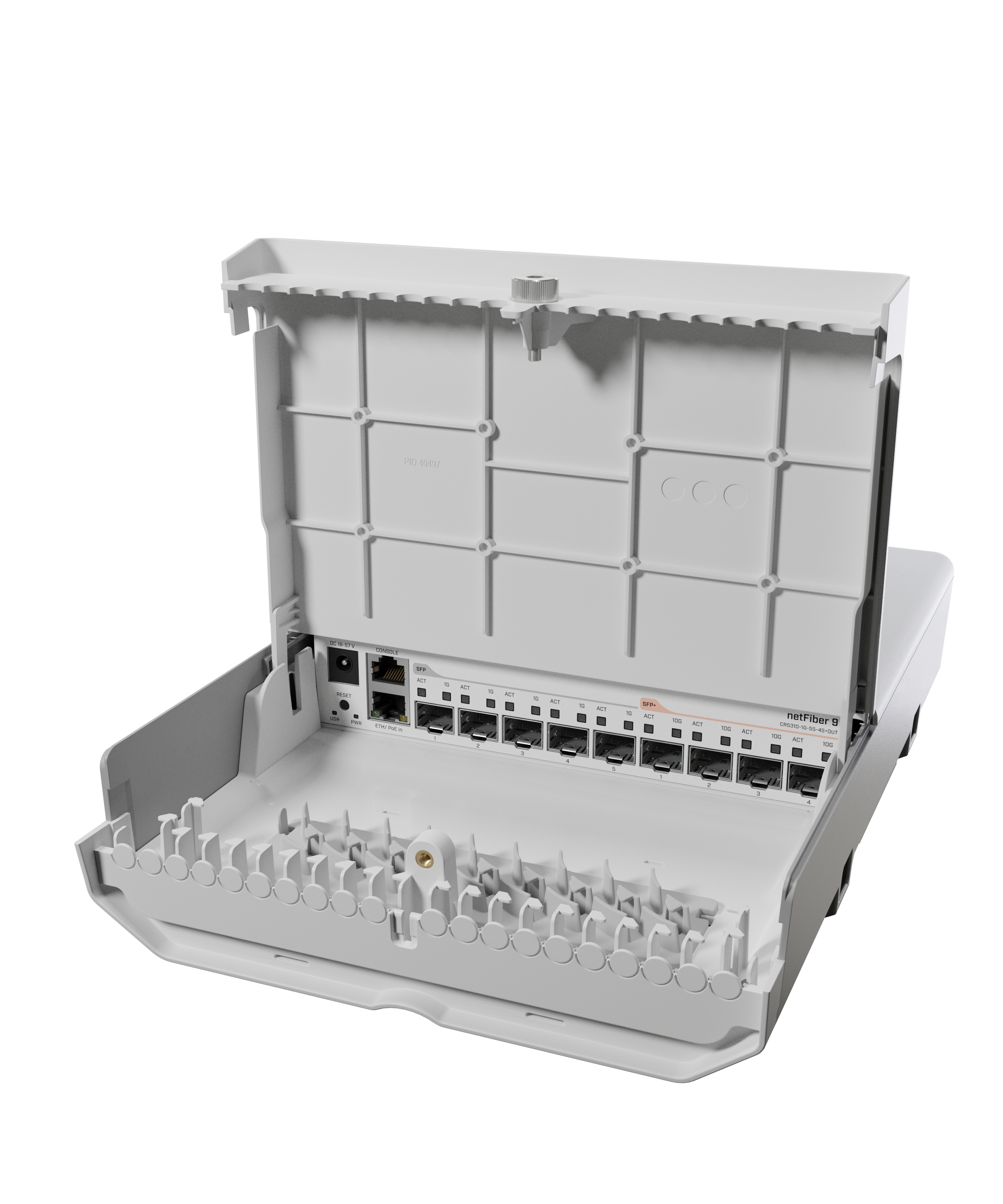 Image of Mikrotik netFiber 9 Gigabit Ethernet (10/100/1000) Power over...