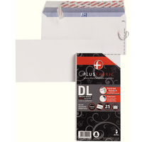 Image of Plus Fabric Wallet Envelope DL Peel and Seal Plain Easy Open...