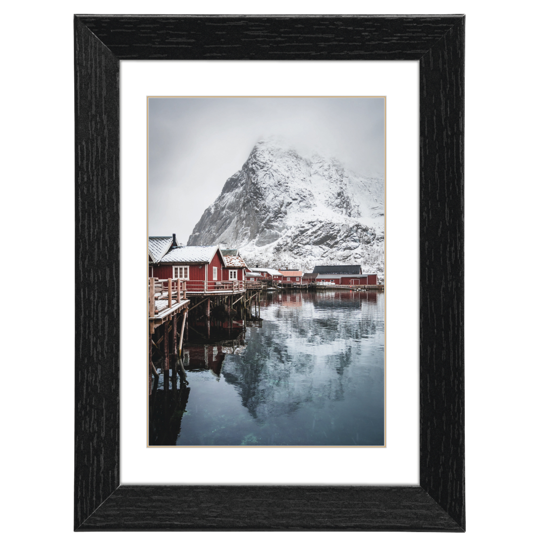 Image of Hama Oslo - Glass - MDF - Black - Single picture frame - Table -...