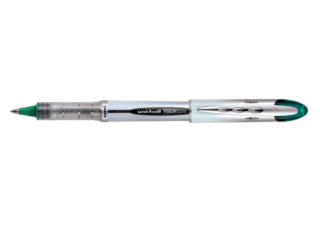 Image of Uni-Ball Vision Elite 0.8 Blue Clip-on retractable ballpoint pen 1...