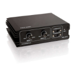 C2G Plenum-Rated 45 Watt Stereo Mixer/Amplifier Black
