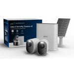 Arlo Ultra 3 4K-beveiligingscamera, set met 2 camera's en zonnepaneel