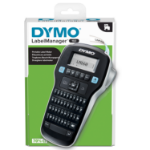 DYMO LabelManager 160-labelmaker | Draagbare labelprinter met AZERTY-toetsenbord | Inclusief zwart-wit D1-etiketten (12 mm) | Voor thuis en op kantoor