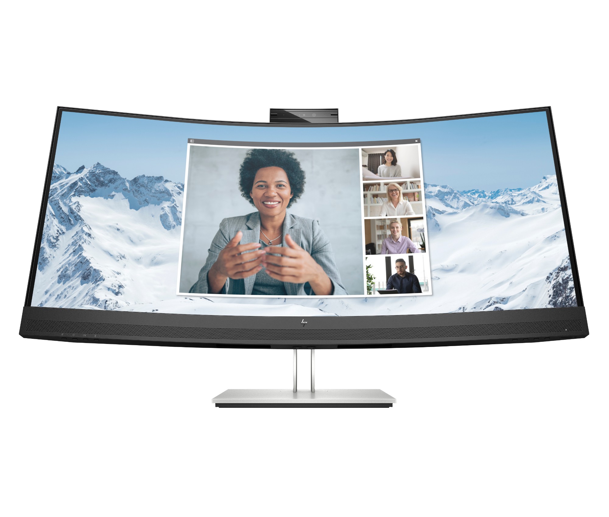 HP E34m G4 WQHD Curved USB-C Conferencing Monitor
