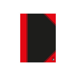 Bantex 100302813 writing notebook A5 96 sheets Black, Red
