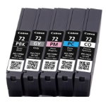 Canon 6403B007/PGI-72 Ink cartridge multi pack PBK,GY,PM,PC,CO 5x14ml Pack=5 for Canon Pixma Pro 10