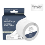 MediaRange MRDY11354 printeretiket Wit