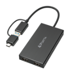 BTI 107B-USB-HDMI-B laptop dock/port replicator Wired USB 3.2 Gen 1 (3.1 Gen 1) Type-A + Type-C Black