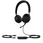 Yealink UH38-Dual Headset Wired & Wireless Head-band Office/Call center Bluetooth Black