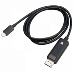 V7 V7USBCDP14-1M video cable adapter 39.4" (1 m) DisplayPort USB Type-C Black