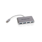 iogear HUB-C USB 3.2 Gen 2 (3.1 Gen 2) Type-C 5000 Mbit/s Silver