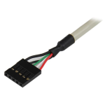 StarTech.com 2-poort USB A Vrouwelijke Adapter Slotplaatje