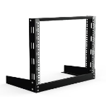 Lanview LVR06U63BL rack cabinet 6U Wall mounted rack Black