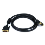 Monoprice DVI-D/DVI-D, M/F, 1.8288 m DVI cable 72" (1.83 m) Black