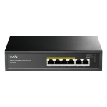 Cudy FS1006P network switch Unmanaged Fast Ethernet (10/100) Power over Ethernet (PoE) Black