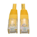 Tripp Lite N200-003-YW Cat6 Gigabit Molded (UTP) Ethernet Cable (RJ45 M/M), PoE, Yellow, 3 ft. (0.91 m)