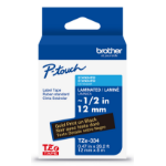 Brother TZE334G label-making tape Gold on black TZe