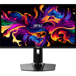 MSI MPG 271QRX QD-OLED computer monitor 67.3 cm (26.5") 2560 x 1440 pixels Wide Quad HD QDOLED Black