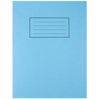 Silvine Exercise Book Ruled 229x178mm Blue (Pack of 10) EX104