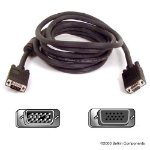 Belkin SVGA Monitor Extension Cable, 10 feet VGA cable 118.1" (3 m) VGA (D-Sub) Black