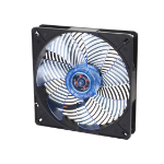 Silverstone SST-AP141 Computer behuizing Ventilator Zwart, Blauw