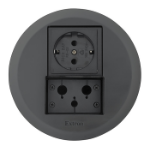 Extron Cable Cubby 100 socket-outlet Black