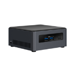 Intel NUC BLKNUC7I3DNH2E PC/workstation barebone UCFF Black BGA 1356 i3-7100U 2.4 GHz