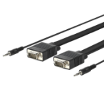 Vivolink PROVGAS15 video cable adapter 15 m VGA (D-Sub) + 3.5mm Black