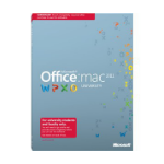 Microsoft Office Mac University 2011, SP1, DVD, Edu, 1u, ENG Education (EDU) 1 license(s) English