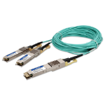 AddOn Networks QDD-400GB-2Q56-AOC3M-AR-AO InfiniBand/fibre optic cable 3 m QSFP-DD AOC Aqua colour