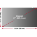 Viewsonic VSPF2700 display privacy filters 27" Frameless display privacy filter