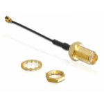 DeLOCK WLAN SMA Antenna Cable signal cable 0.05 m Black