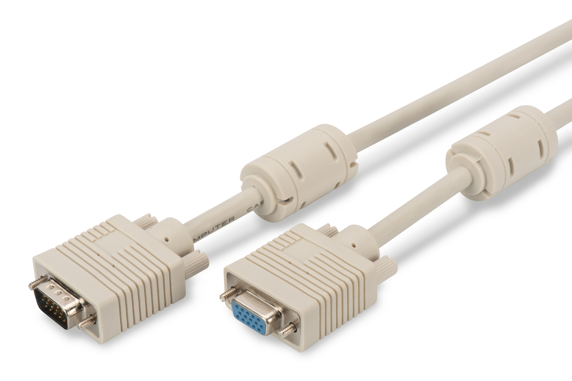 Image of Digitus VGA 1.8m VGA cable VGA (D-Sub) Beige