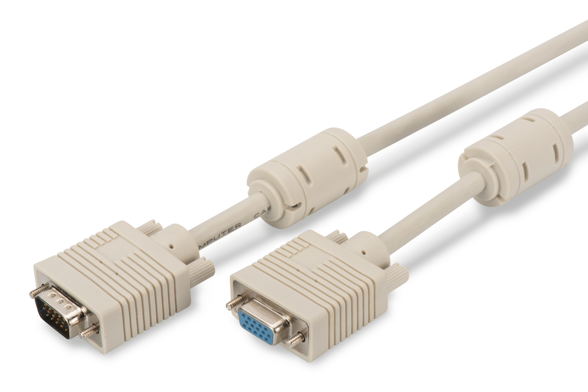 Photos - Cable (video, audio, USB) Digitus VGA Monitor Extension Cable AK-310203-018-E 