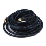 Monoprice 3033 coaxial cable 300" (7.62 m) F Black