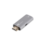 Lanberg AD-HD-DP-01 video cable adapter 0 m HDMI Type A (Standard) DisplayPort Silver