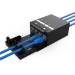 Digitus Consolidation point box, 4-port Keystone modules with intelligent cable manager