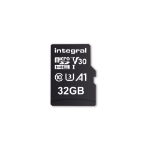 Integral INMSDH32G-100V30 32GB MICRO SD CARD MICROSDHC UHS-1 U3 CL10 V30 A1 UP TO 100MBS READ 30MBS WRITE memory card MicroSD UHS-I