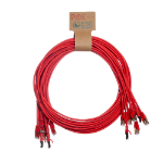 Cablenet 2m Cat6a RJ45 Red U/FTP LSOH 30AWG Slim Snagless Booted Patch Lead (PK10)