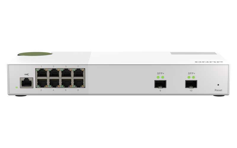 Image of QNAP QSW-M2108-2S network switch Managed L2 2.5G Ethernet...