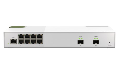 QNAP QSW-M2108-2S network switch Managed 2.5G Ethernet (100/1000/2500) Grey