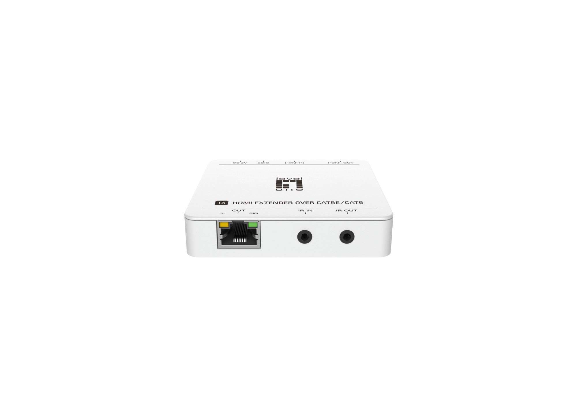 LevelOne HVE-9007 AV extender AV transmitter & receiver White