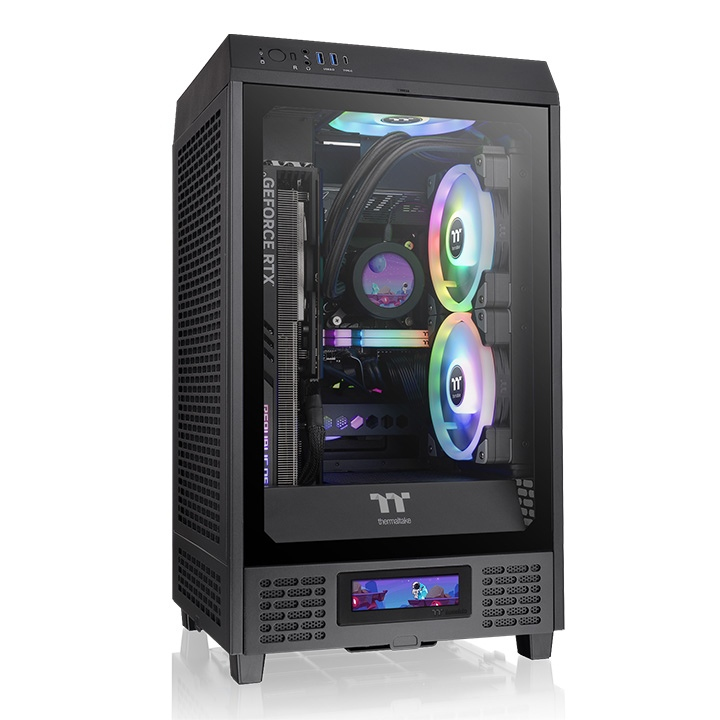 Image of Thermaltake The Tower 200 Mini Tower Black