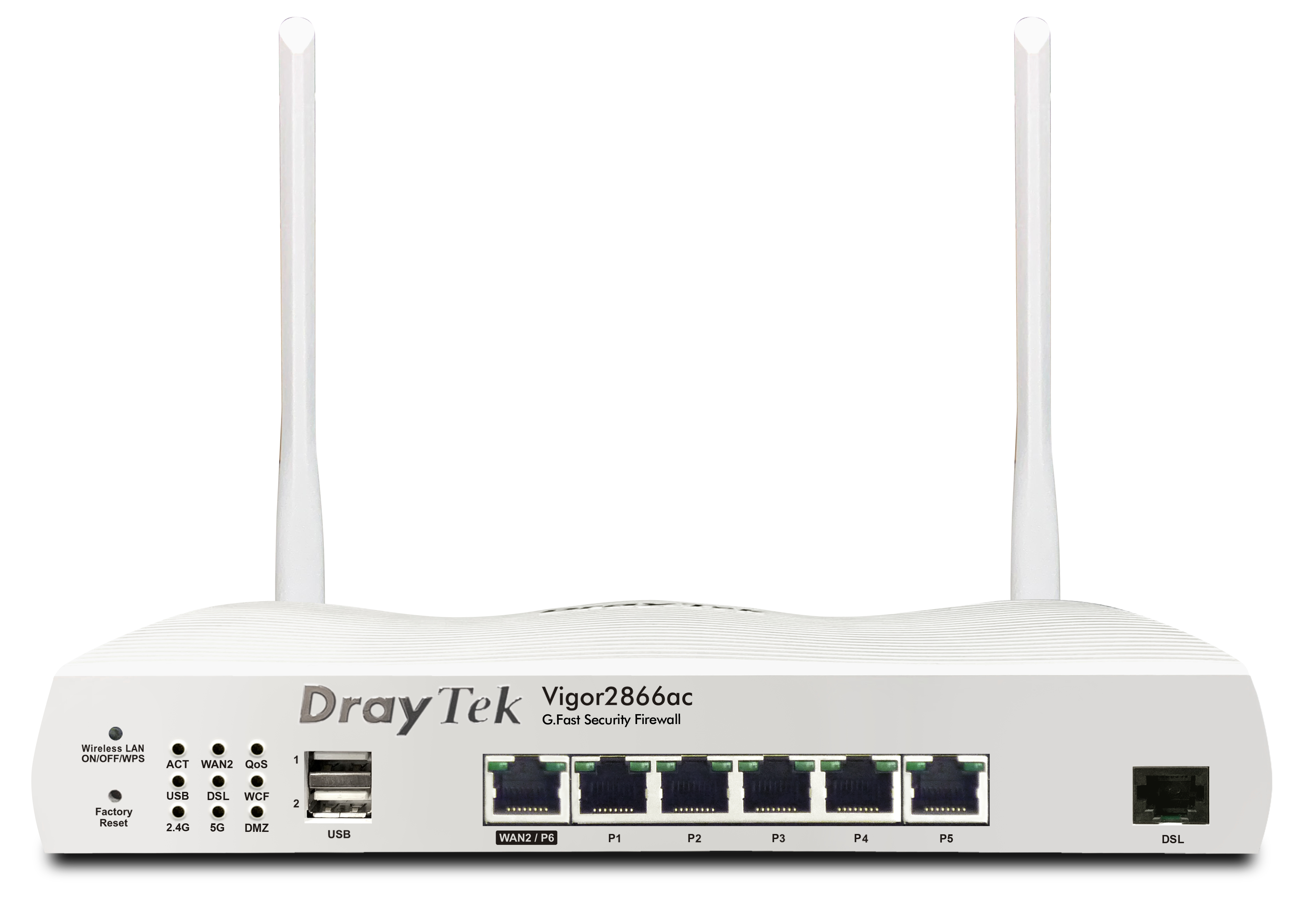 Image of Draytek Vigor 2866ac wired router Gigabit Ethernet White