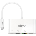 Goobay USB-C Multiport Adapter (HDMI™ & Ethernet, 60 W Power Delivery)