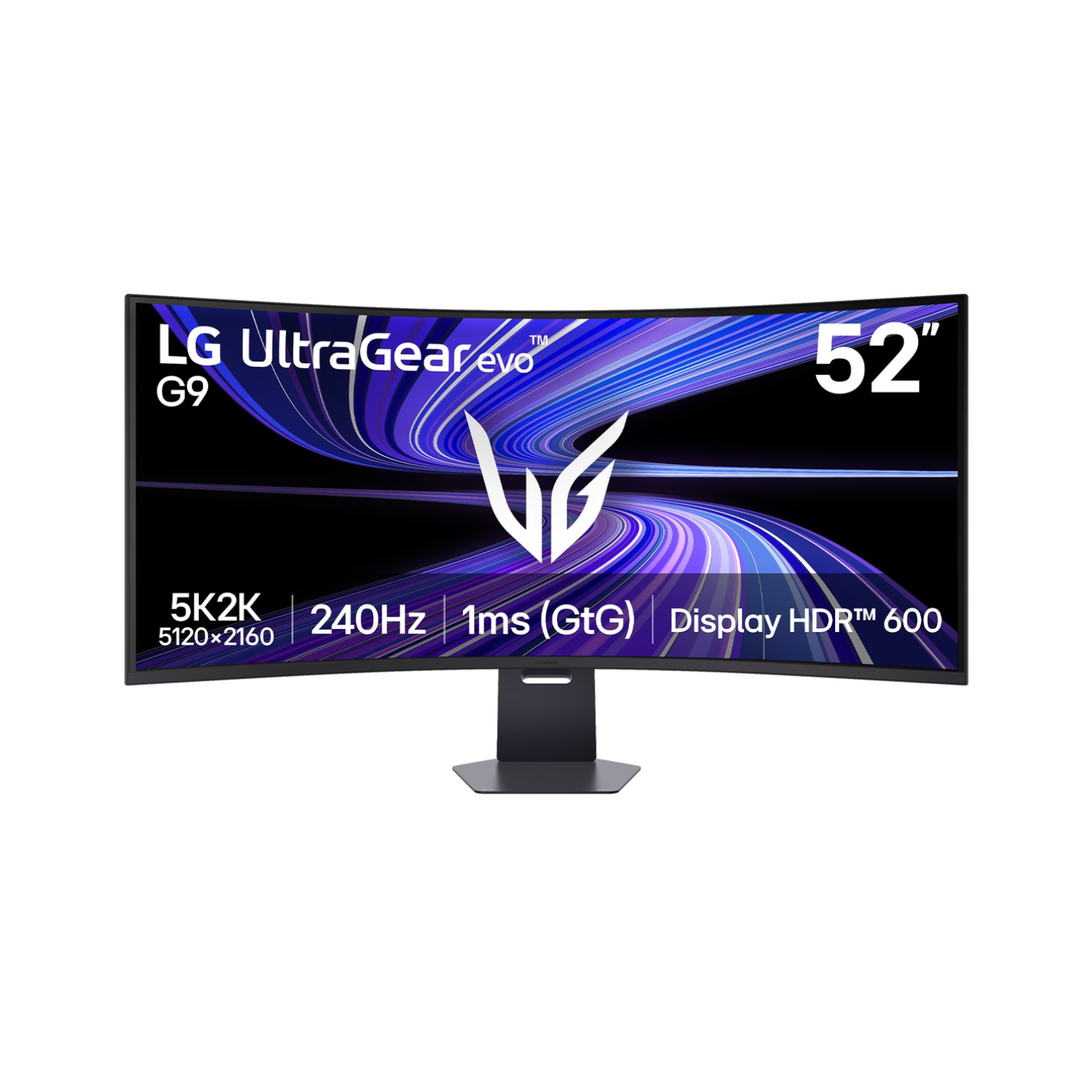 Lg Grey Ultragear Evo G9 52" Va 5K2k 240Hz Curved Gaming Monitor