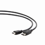 Gembird DisplayPort - HDMI, 1.8m HDMI Type A (Standard) Black