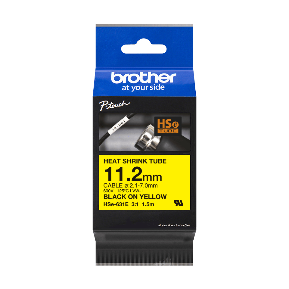 Image of Brother HSe-631E printer ribbon Black