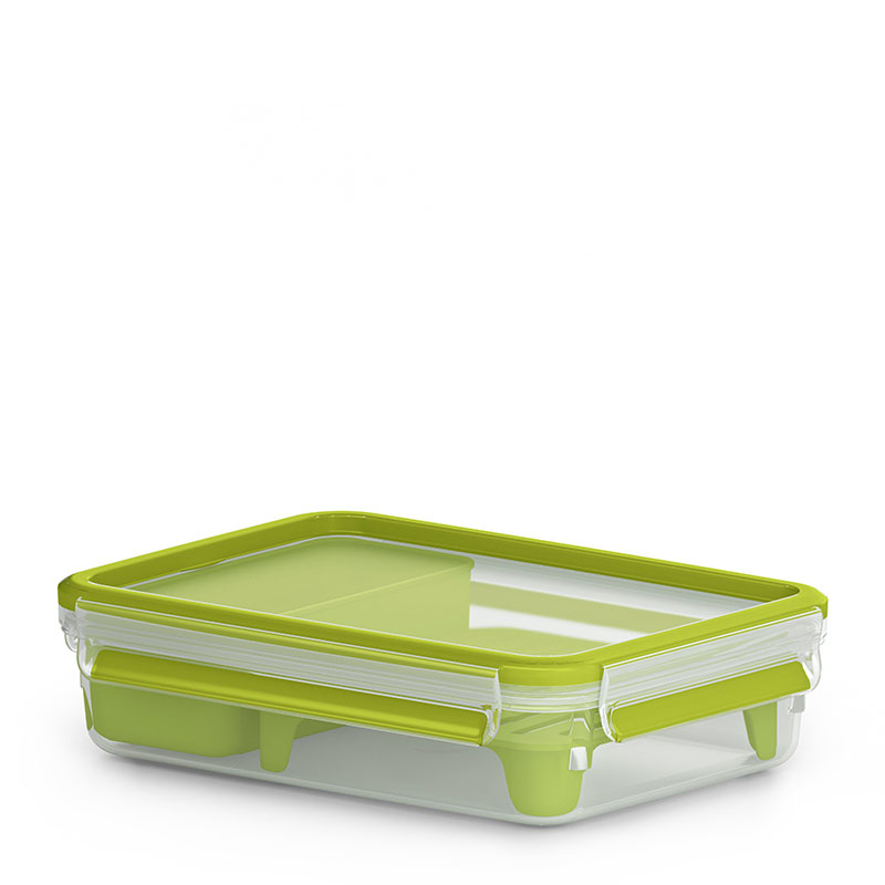 Image of Groupe SEB EMSA CLIP & GO - Lunch container - Adult - Green -...